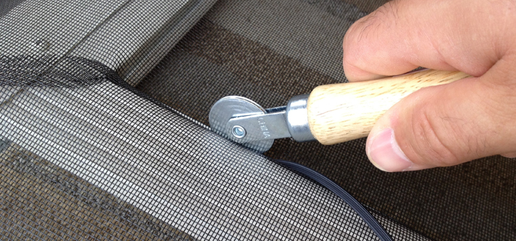 metal screen door repair in Stockton